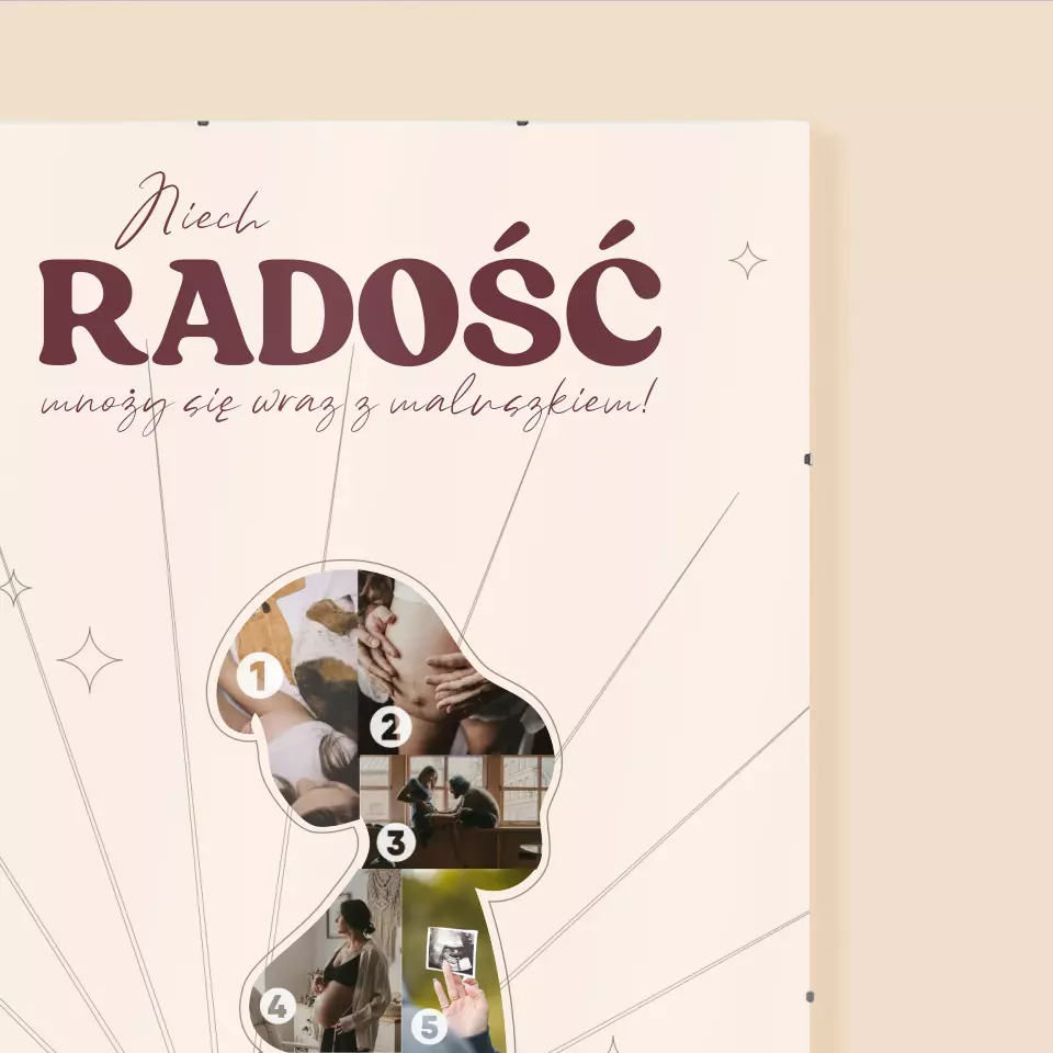 Kształt Ze Zdjęć: Radość - Personalizowany Plakat - Image 3