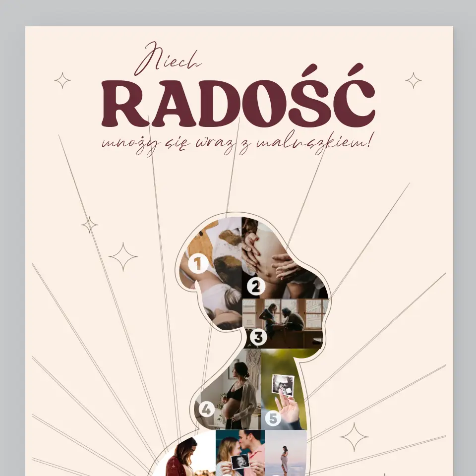 Kształt Ze Zdjęć: Radość - Wydruk Obramowany - Image 2