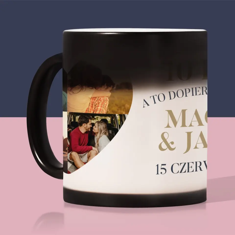 Kształt Ze Zdjęć: Rocznica Serce - Kubek z Nadrukiem - Image 8