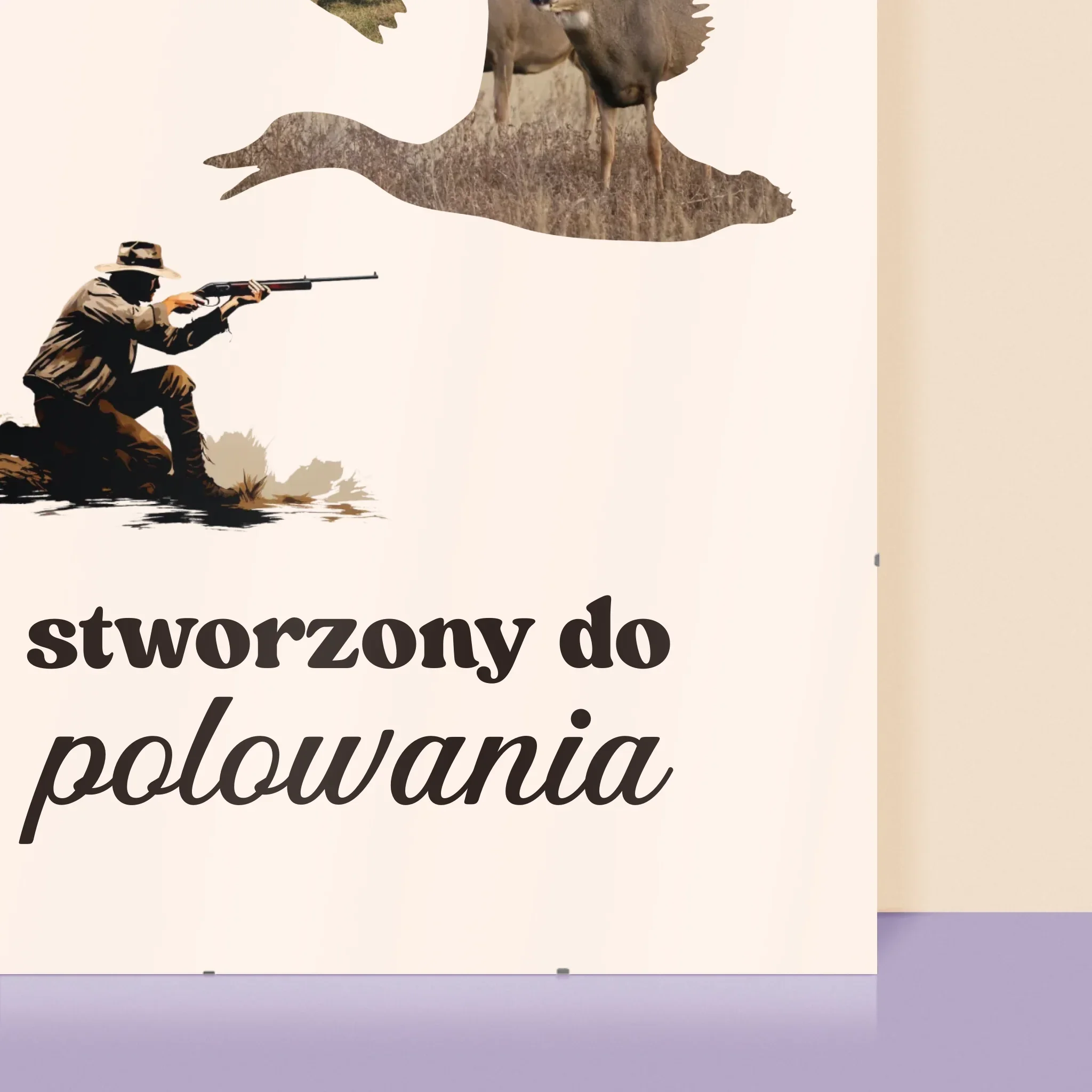 Kształt Ze Zdjęć: Stworzony Do Polowania - Personalizowany Plakat - Image 2