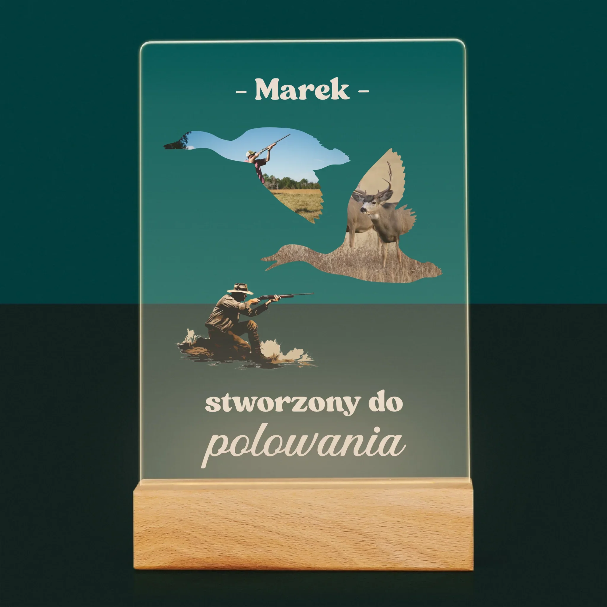 Kształt Ze Zdjęć: Stworzony Do Polowania - Wydruk Na Szkle Akrylowym - Image 7