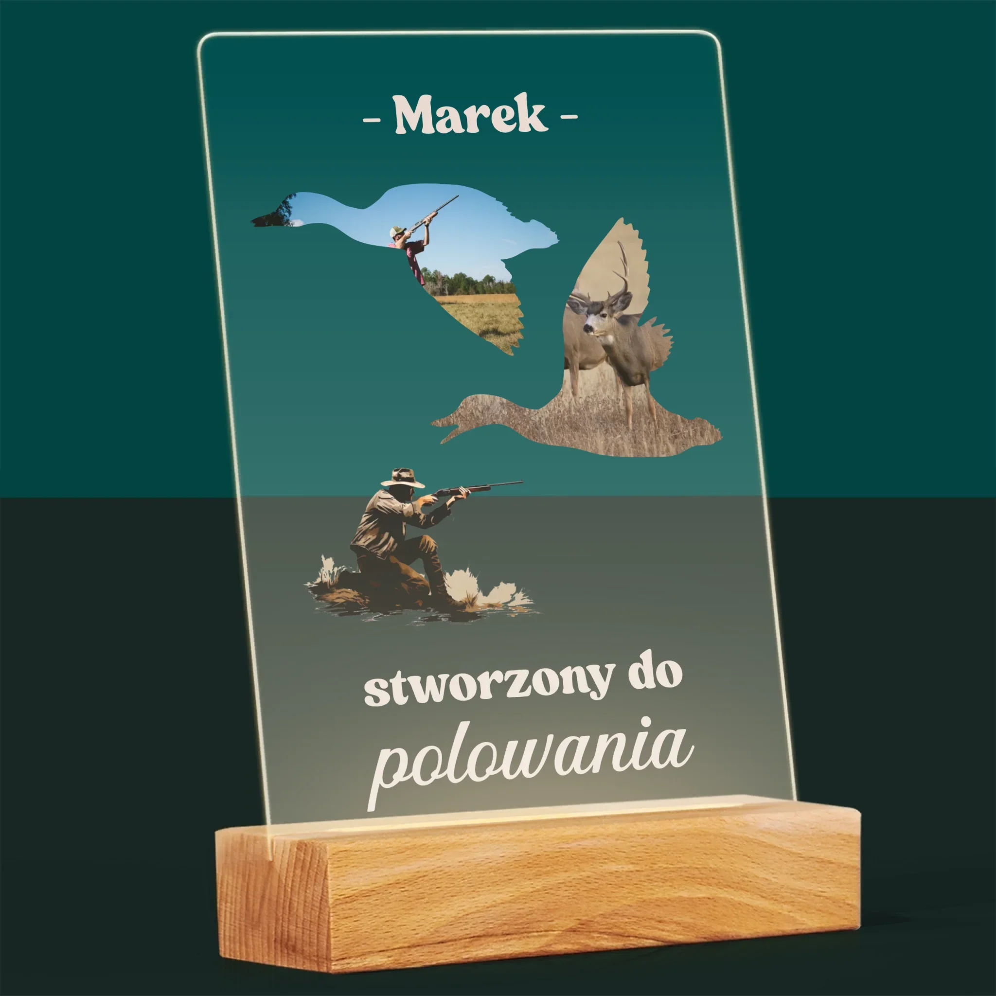 Kształt Ze Zdjęć: Stworzony Do Polowania - Wydruk Na Szkle Akrylowym - Image 8