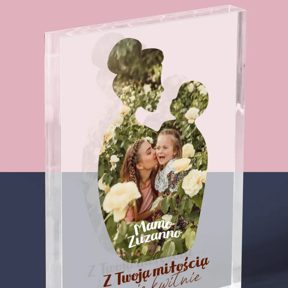 Kształt Ze Zdjęć: Twoja Miłość - Blok Akrylowy z Nadrukiem - Image 2