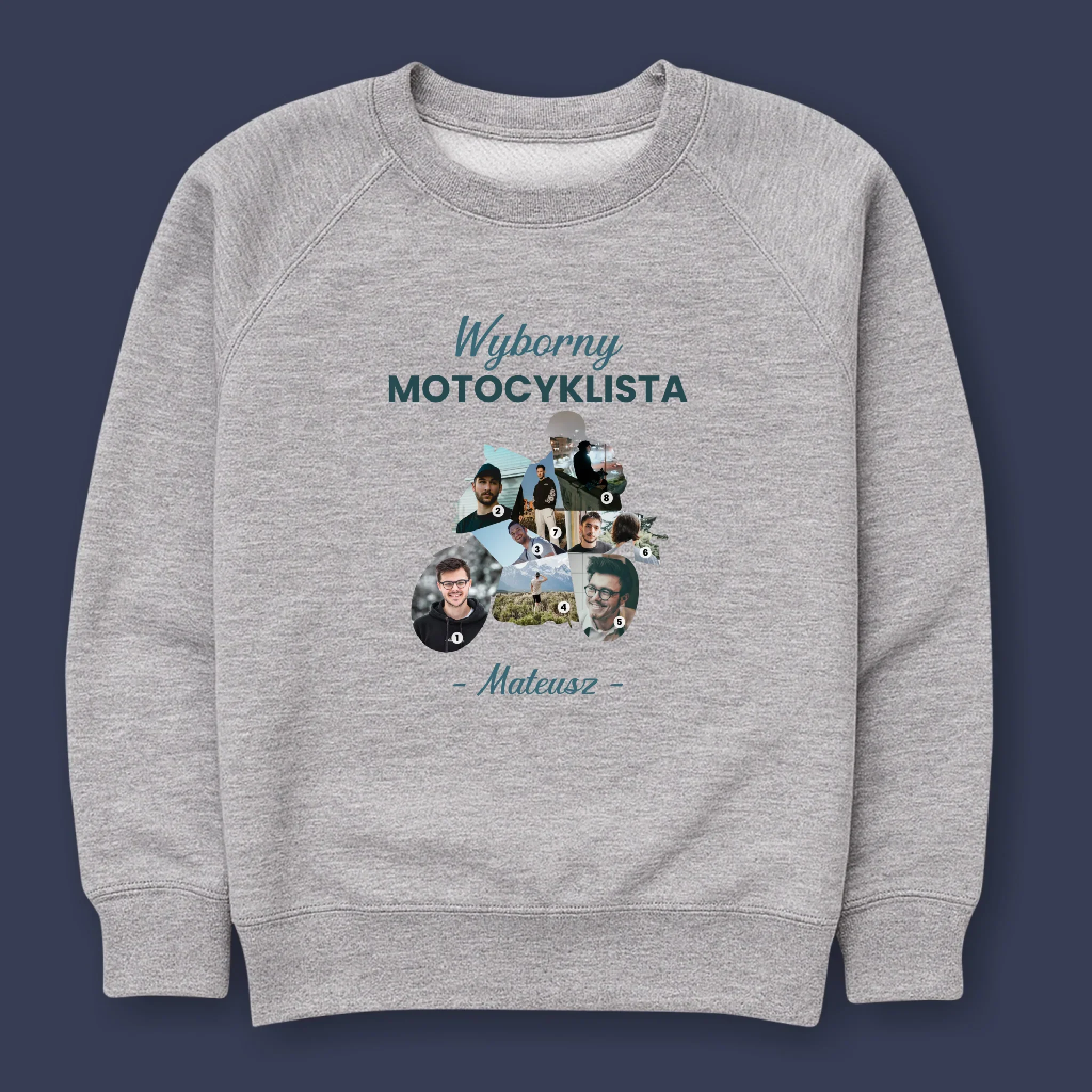 Kształt Ze Zdjęć: Wyborny Motocyklista - Bluza Męska Z Kapturem - Image 10