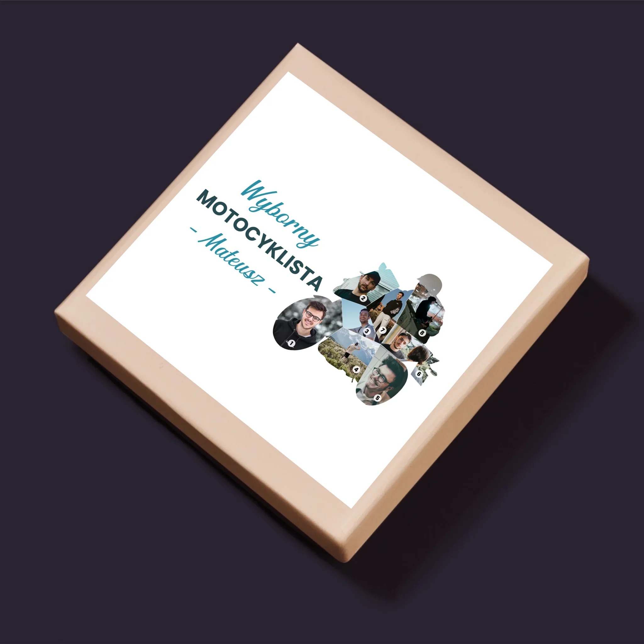 Kształt Ze Zdjęć: Wyborny Motocyklista - Personalizowane Puzzle - Image 5
