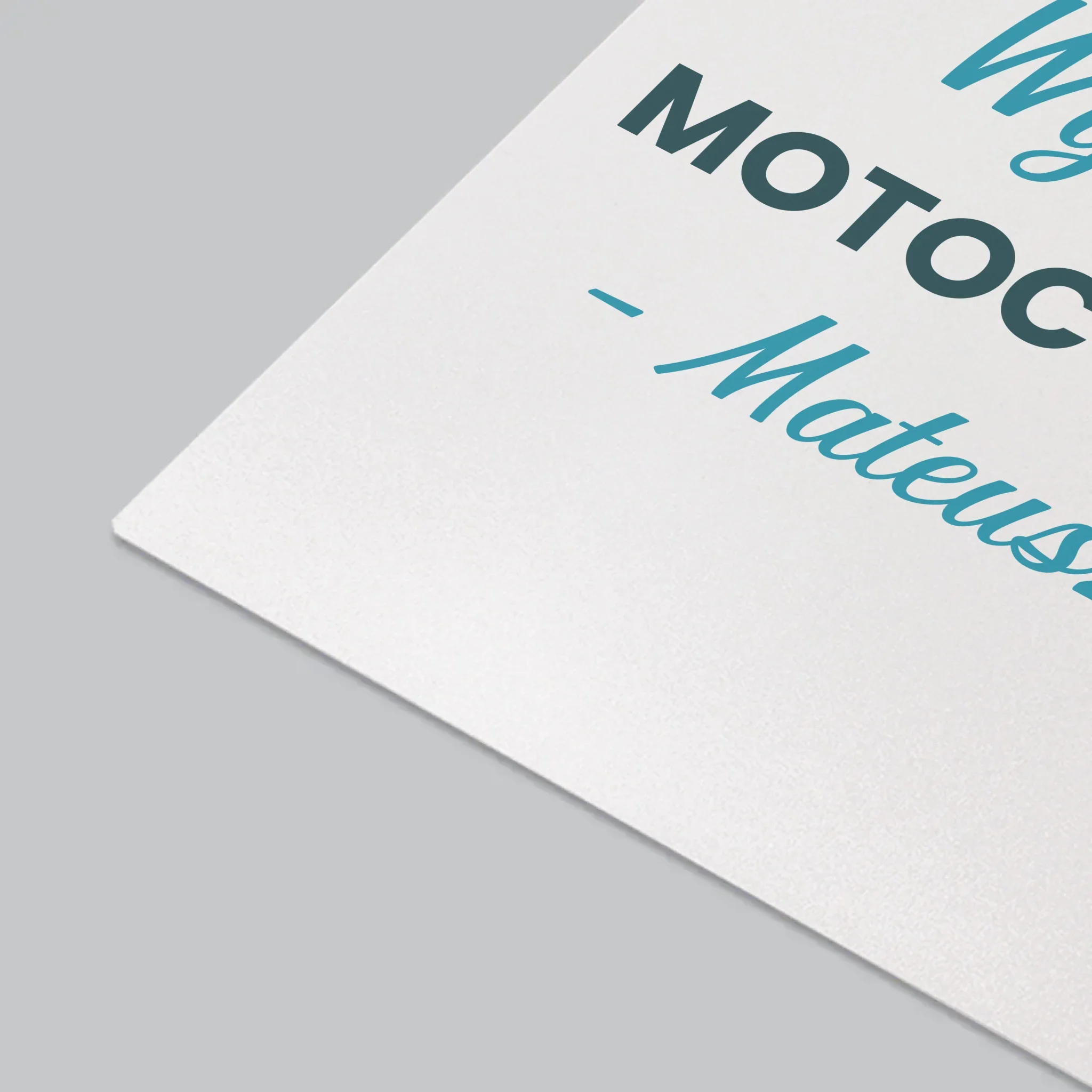 Kształt Ze Zdjęć: Wyborny Motocyklista - Podkładka Na Biurko - Image 4