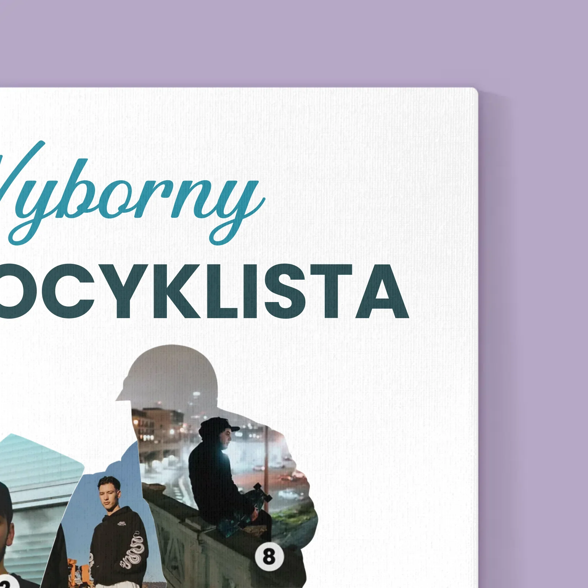 Kształt Ze Zdjęć: Wyborny Motocyklista - Wydruk Obramowany - Image 15