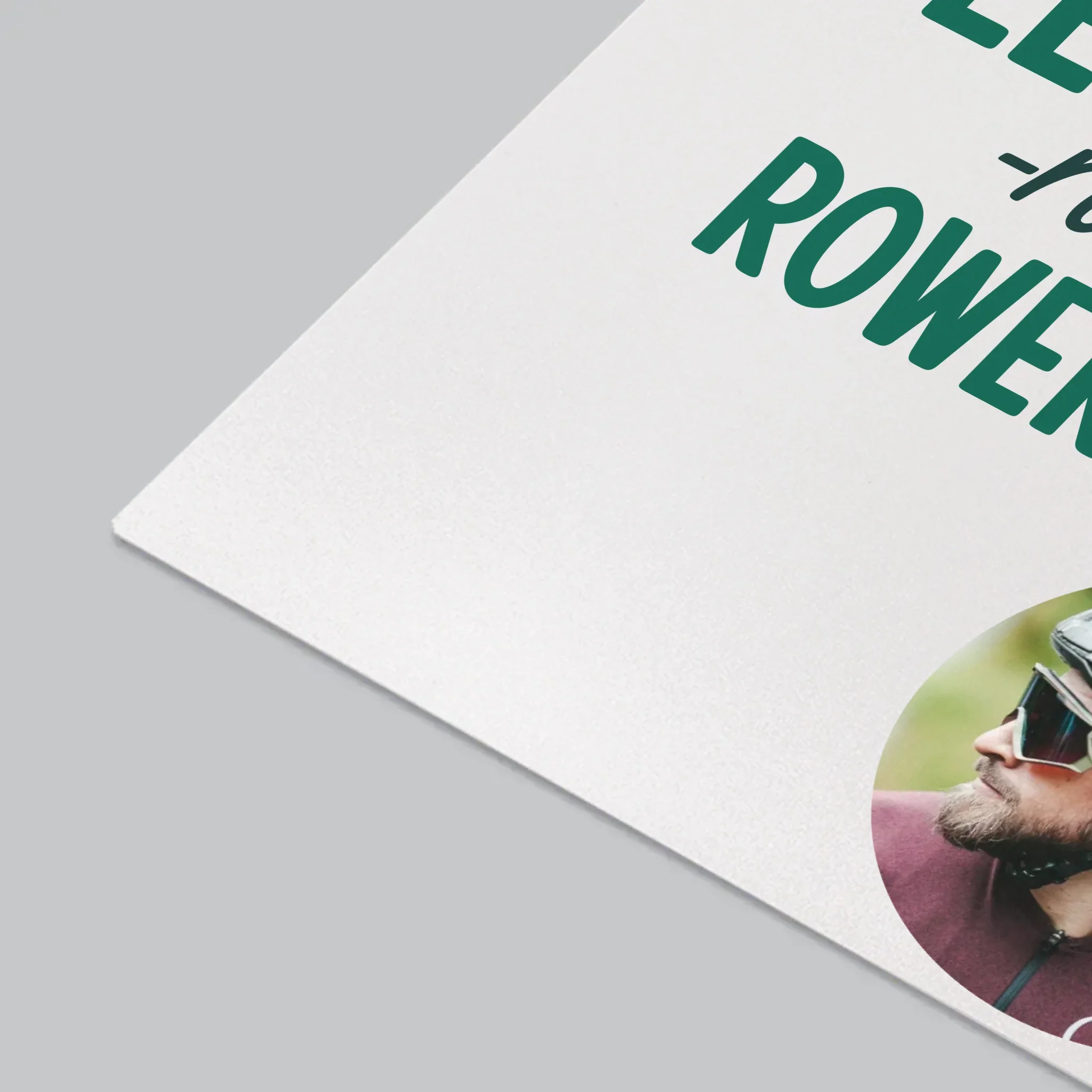 Kształt Ze Zdjęć: Życie Jest Lepsze Na Rowerze - Podkładka Na Biurko - Image 4