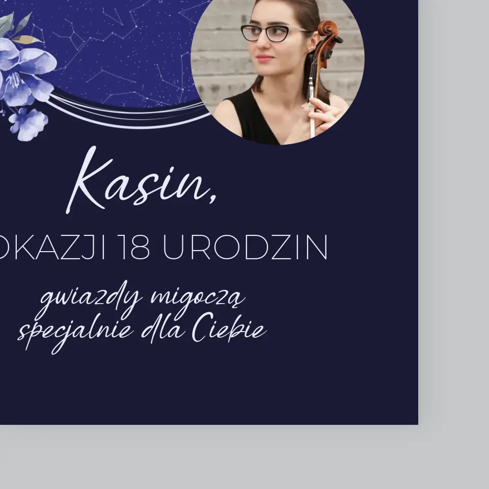Mapa Gwiazd: Gwiazdy Migoczą z Okazji Urodzin - Wydruk Obramowany - Image 4