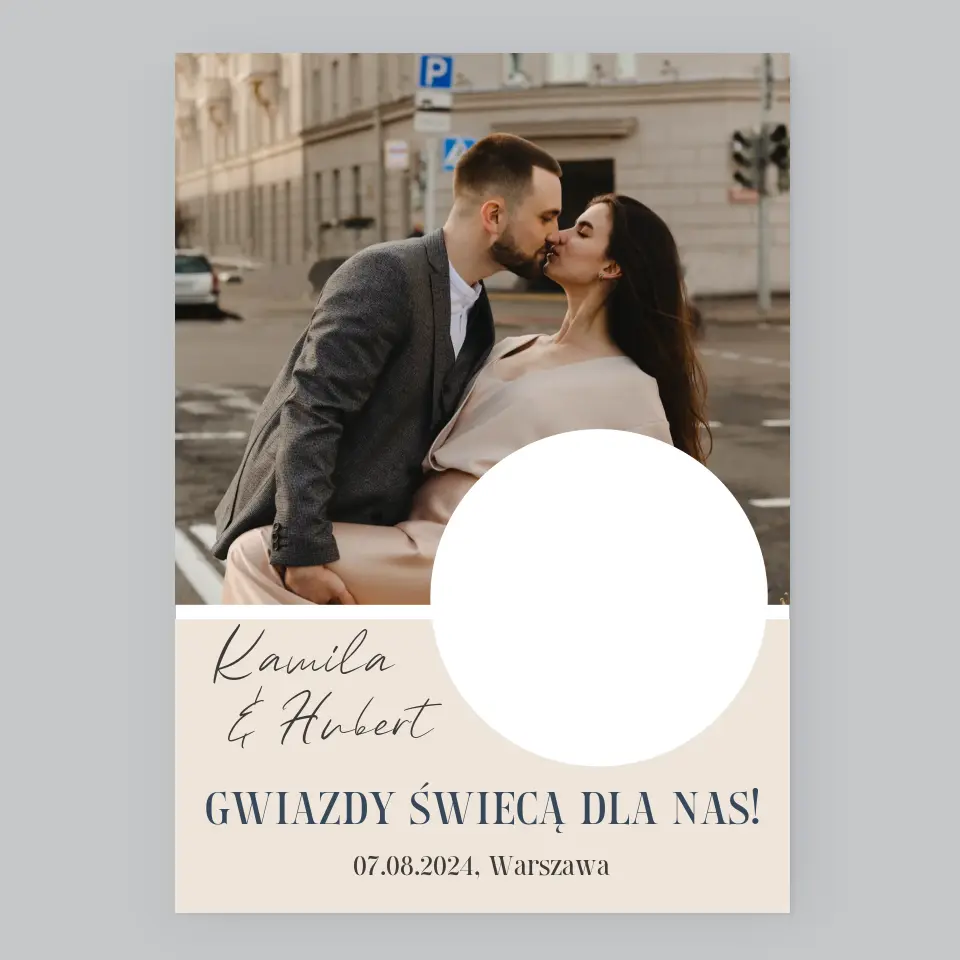 Mapa Gwiazd: Gwiazdy Świecą Dla Nas - Wydruk Obramowany