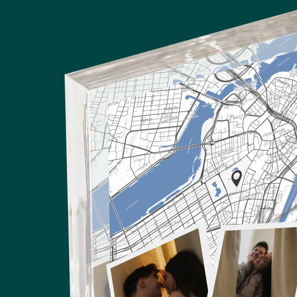 Mapa Miasta: Gdzie Się Zaczęło - Blok Akrylowy z Nadrukiem - Image 4