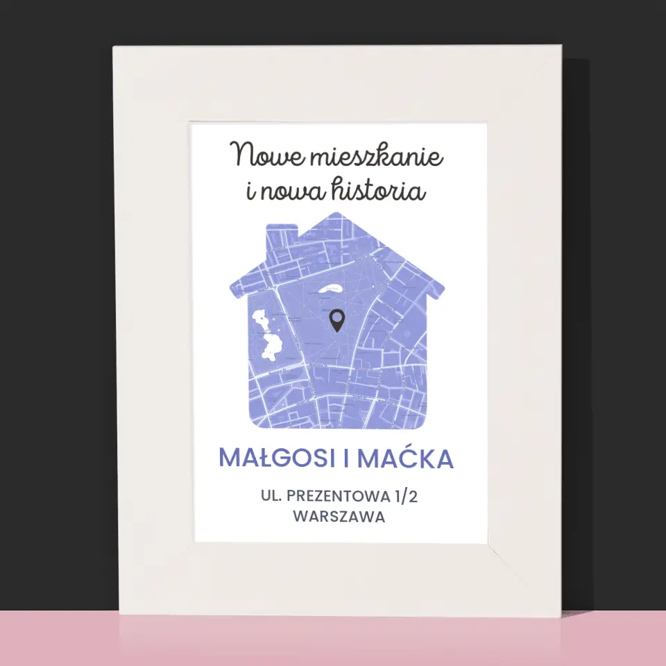 Mapa Miasta: Nowe Mieszkanie - Ramka Na Zdjęcie - Image 2