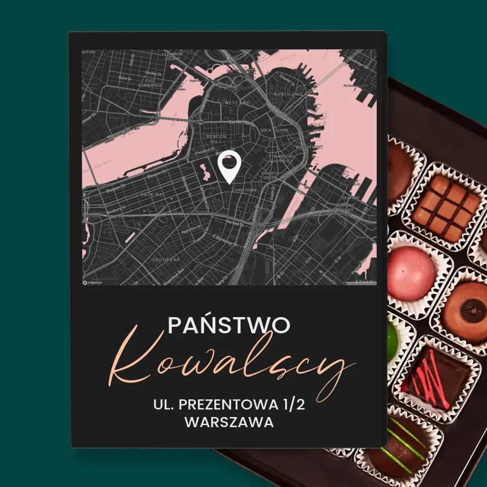 Mapa Miasta: Państwo - Personalizowane Praliny - Image 2