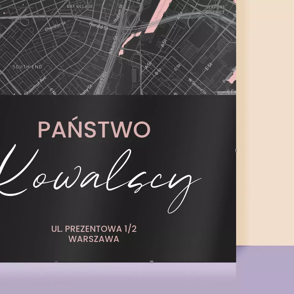 Mapa Miasta: Państwo - Personalizowany Plakat - Image 2