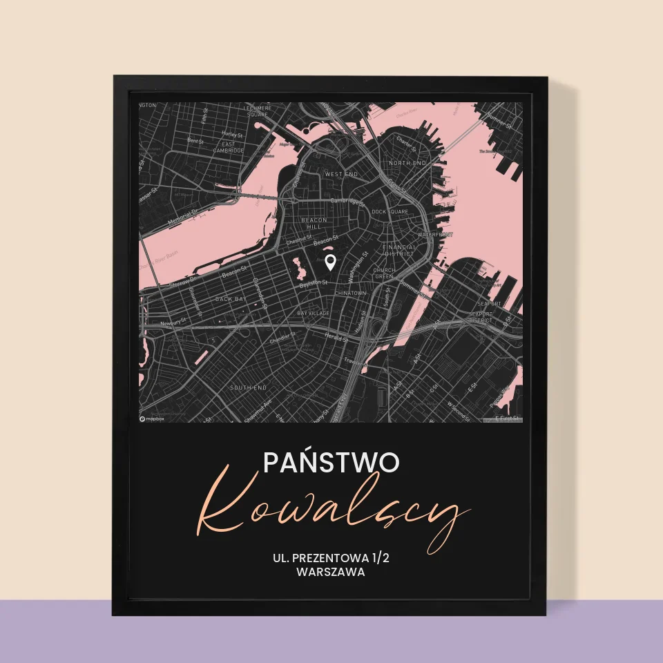 Mapa Miasta: Państwo - Wydruk Obramowany - Image 9