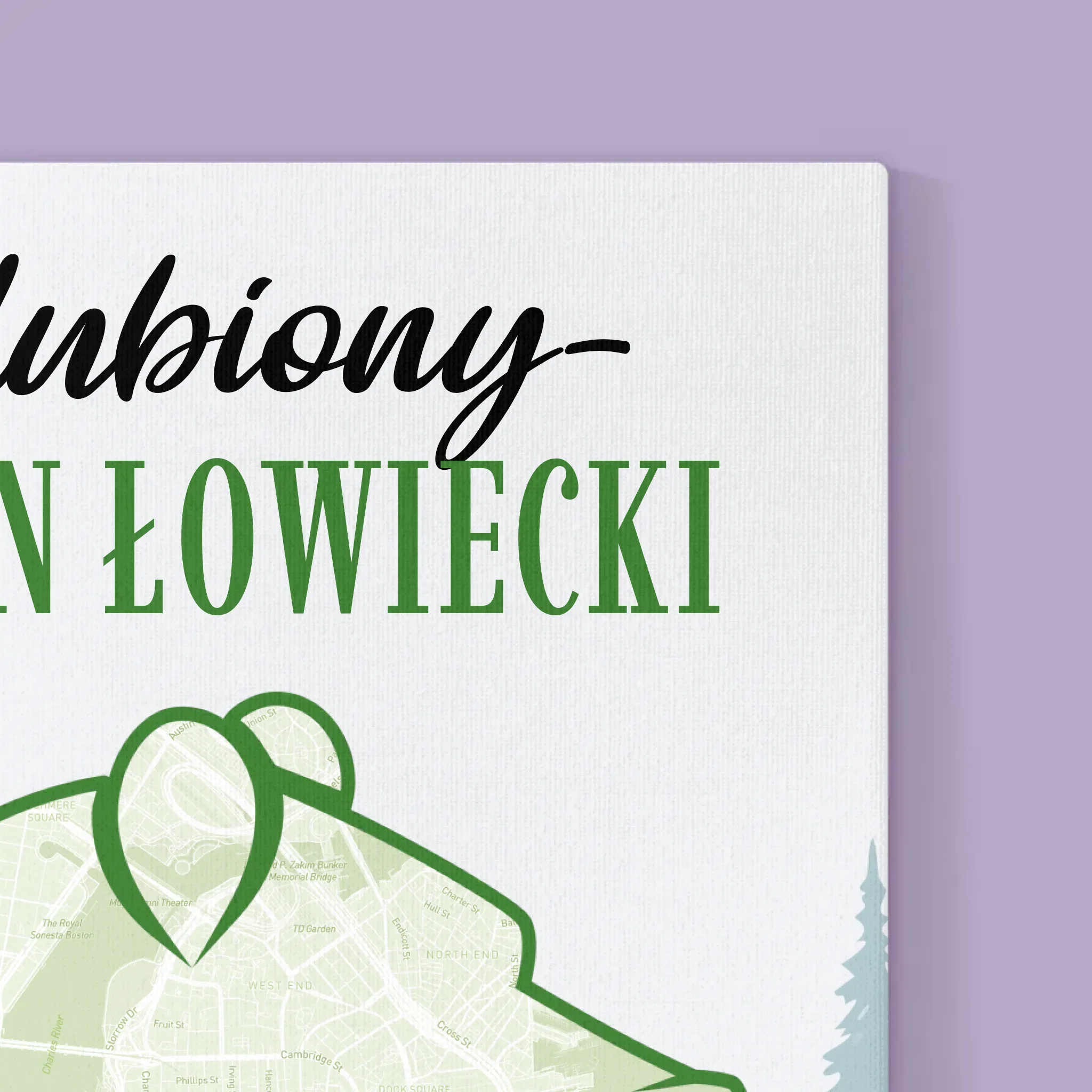 Mapa Miasta: Ulubiony Teren Łowiecki - Wydruk Obramowany - Image 14
