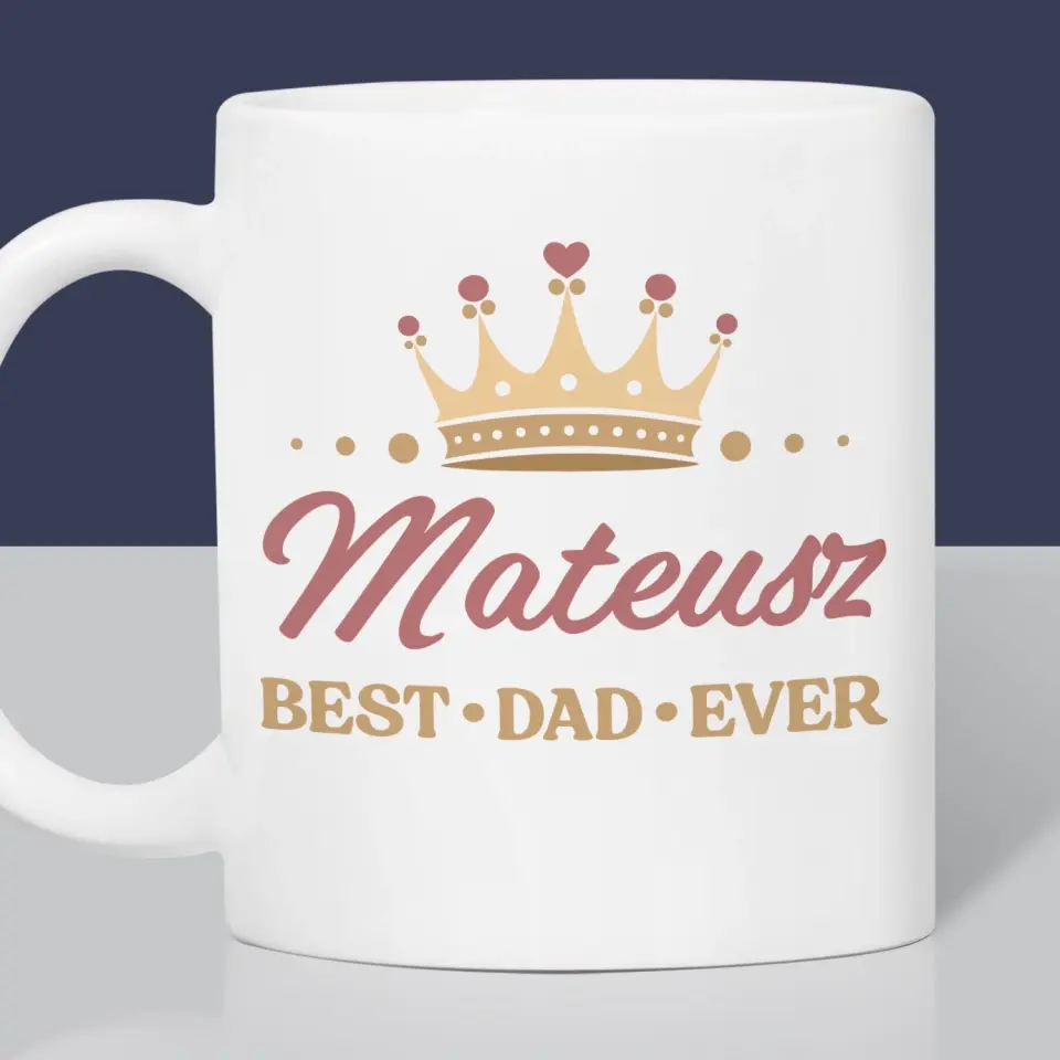 Monogram: Best Dad - Kubek z Nadrukiem - Image 2