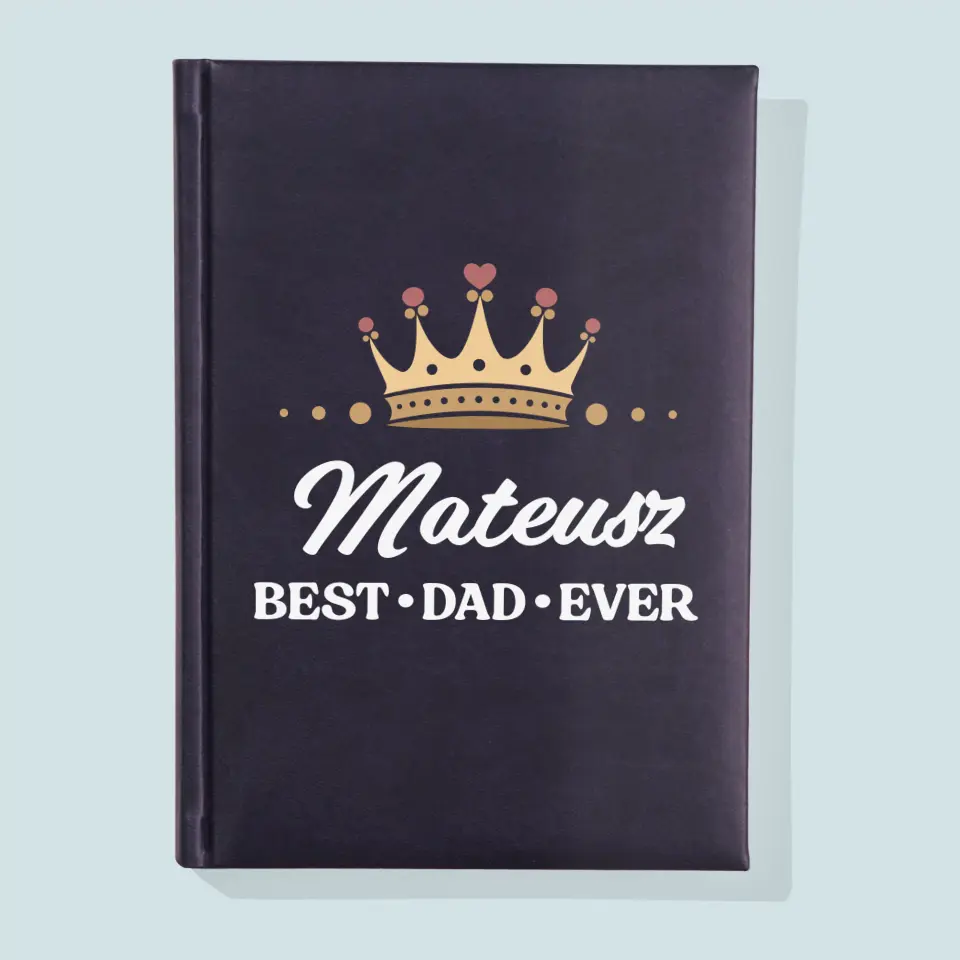 Monogram: Best Dad - Notes Książkowy z Nadrukiem - Image 2