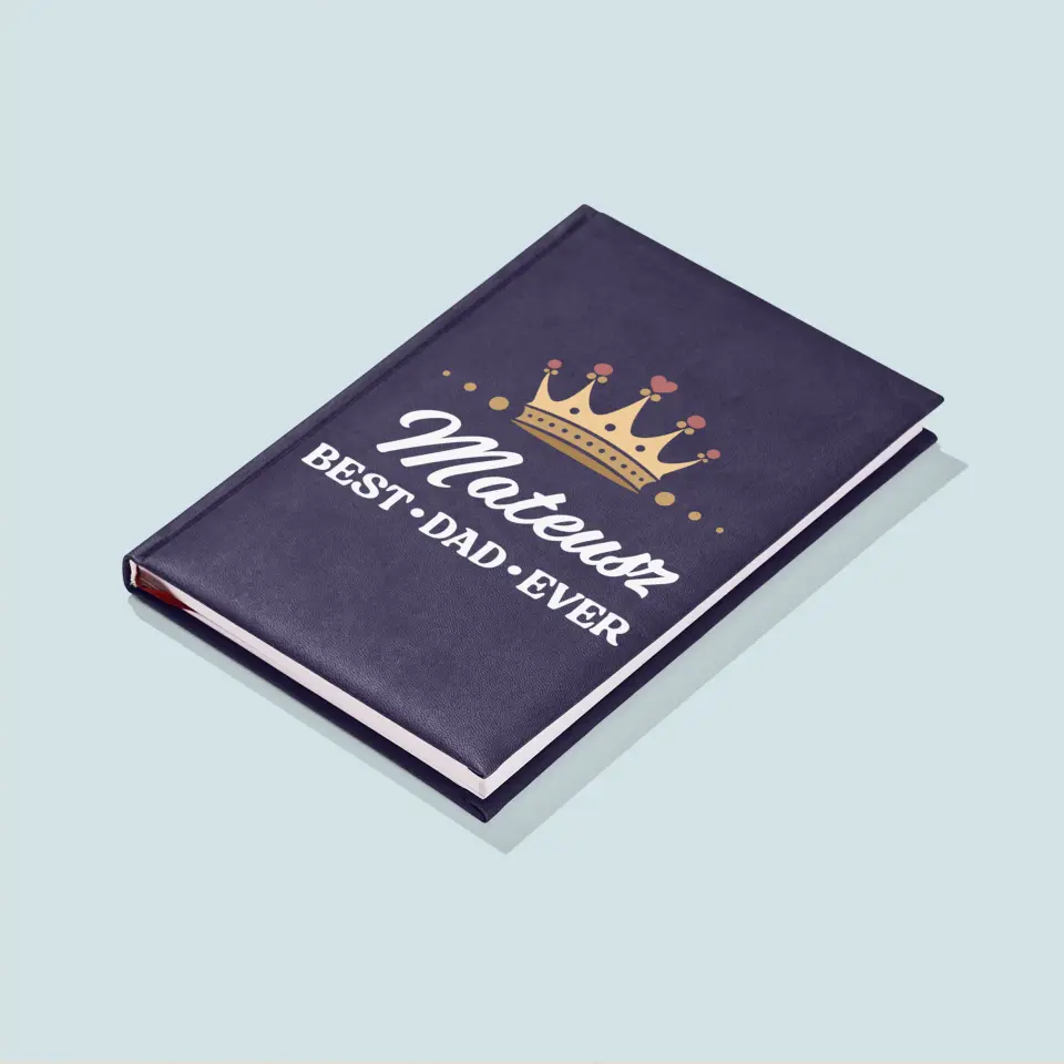 Monogram: Best Dad - Notes Książkowy z Nadrukiem - Image 4