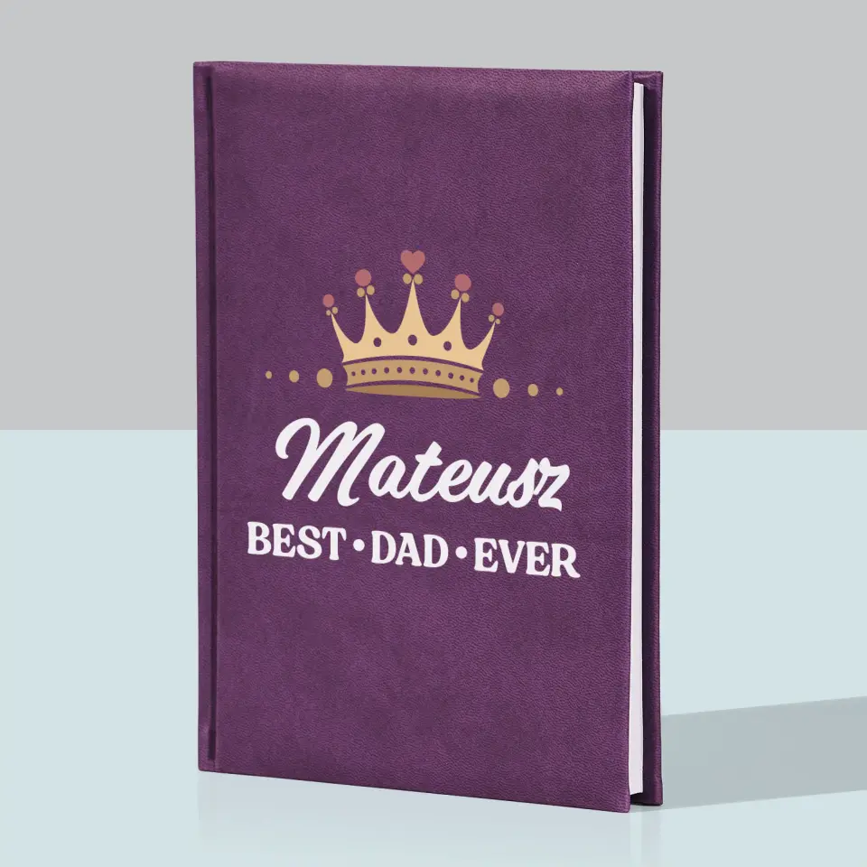 Monogram: Best Dad - Notes Książkowy z Nadrukiem - Image 5