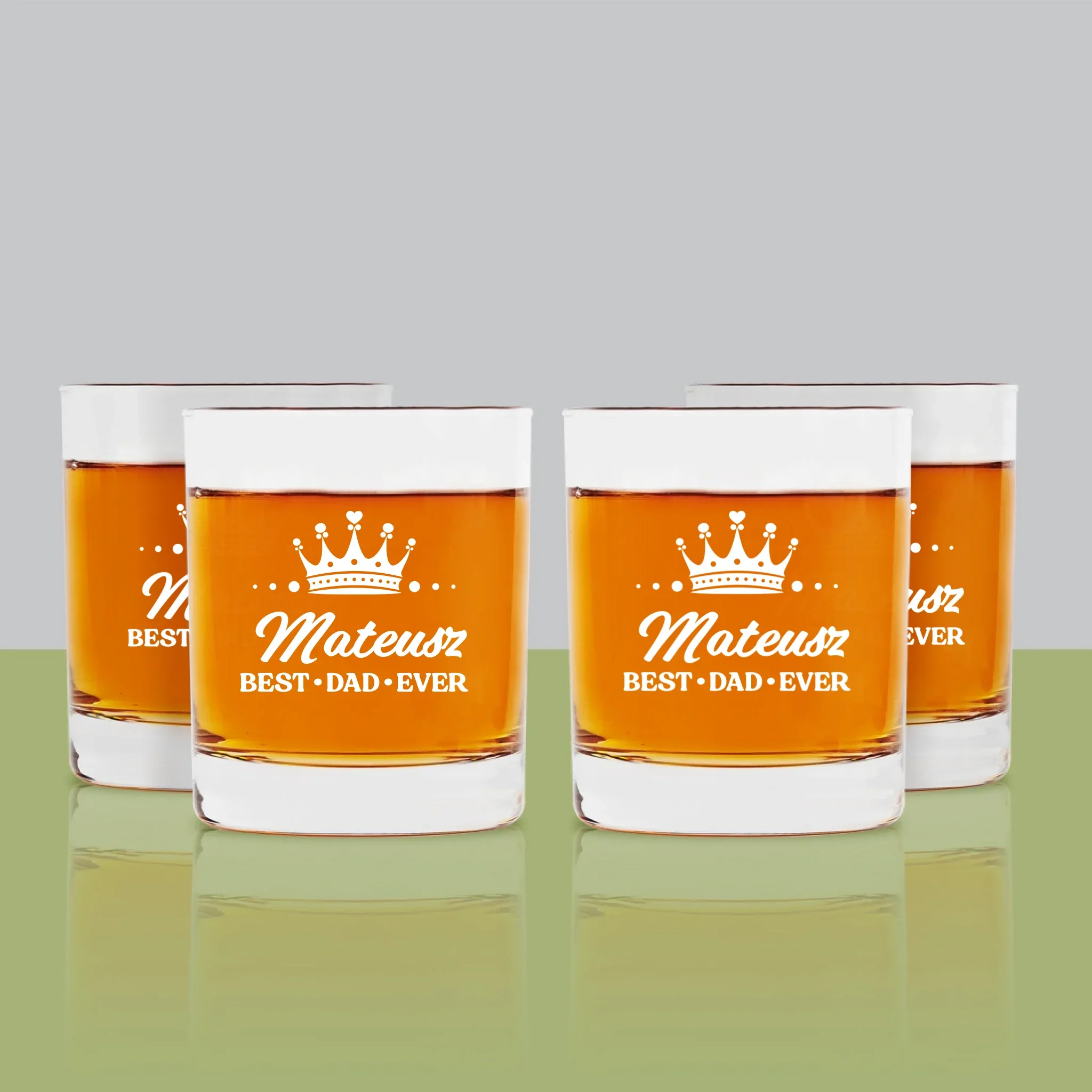 Monogram: Best Dad - Szklanka Do Whisky - Image 4