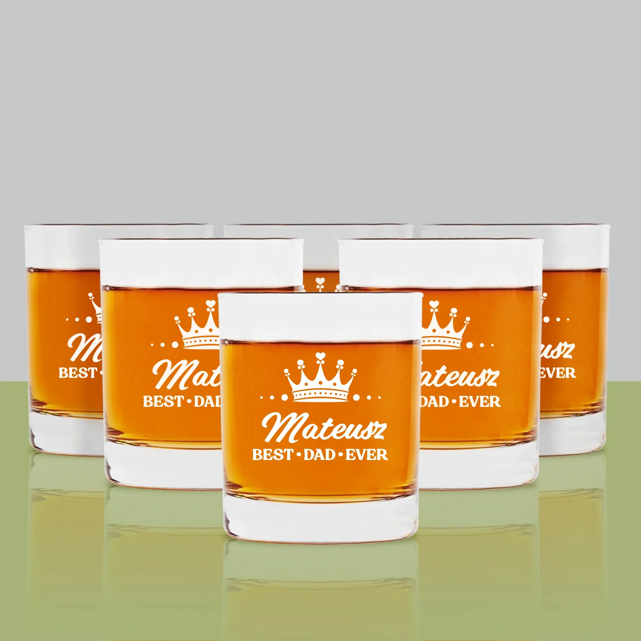 Monogram: Best Dad - Szklanka Do Whisky - Image 5