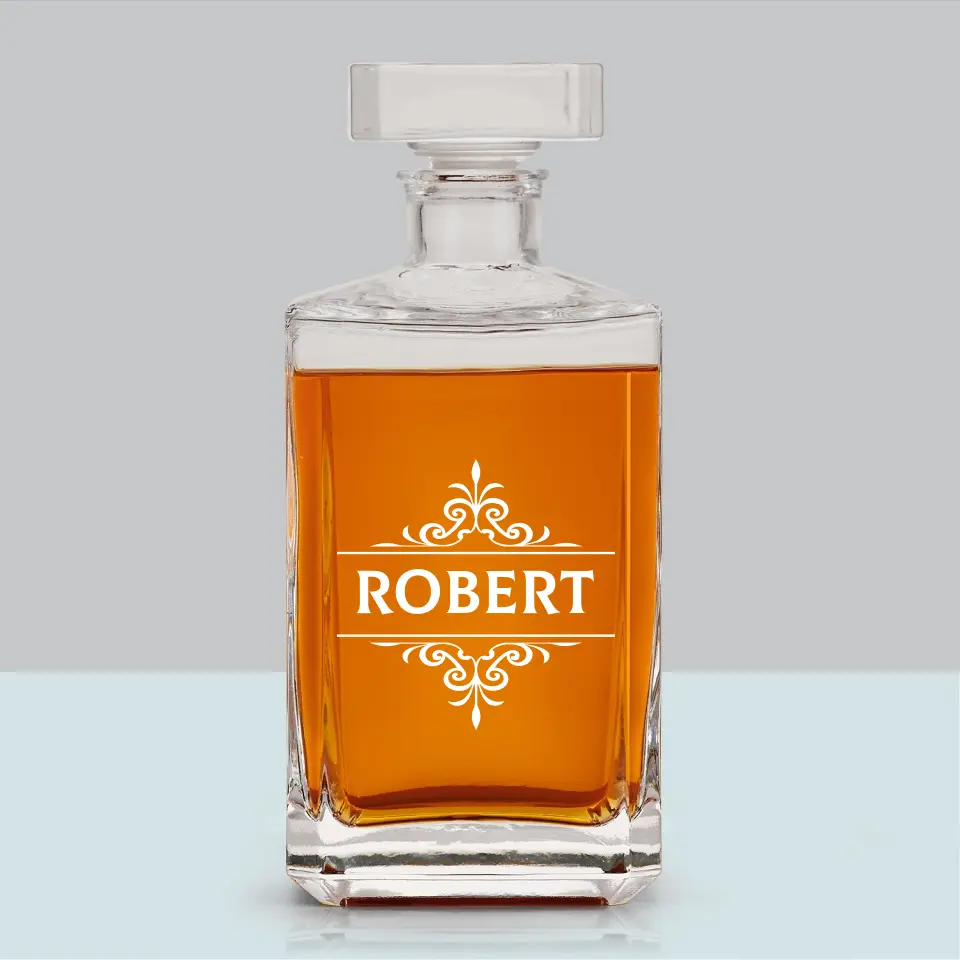 Monogram: Imię Elegant - Karafka Do Whisky z Grawerem - Image 6