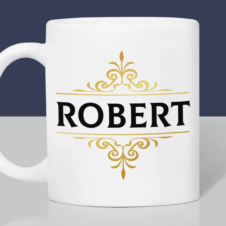 Monogram: Imię Elegant - Kubek z Nadrukiem - Image 2
