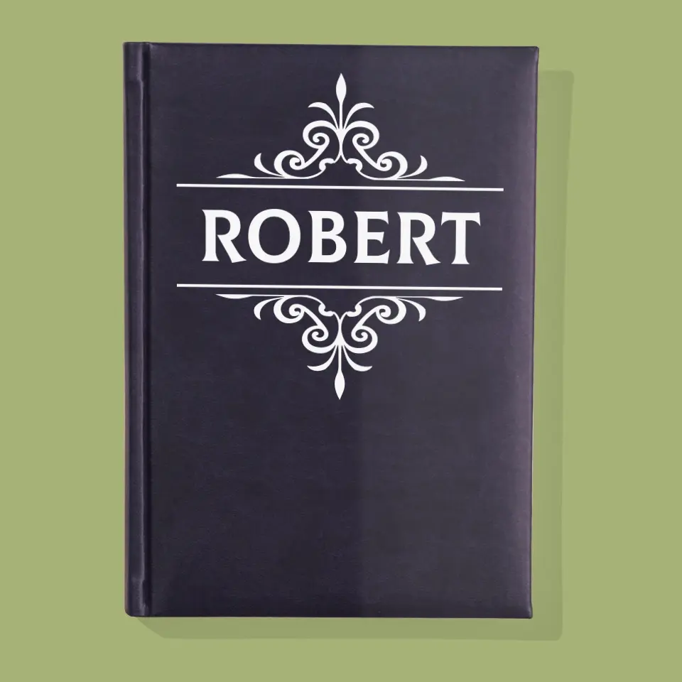 Monogram: Imię Elegant - Notes Książkowy z Nadrukiem - Image 2