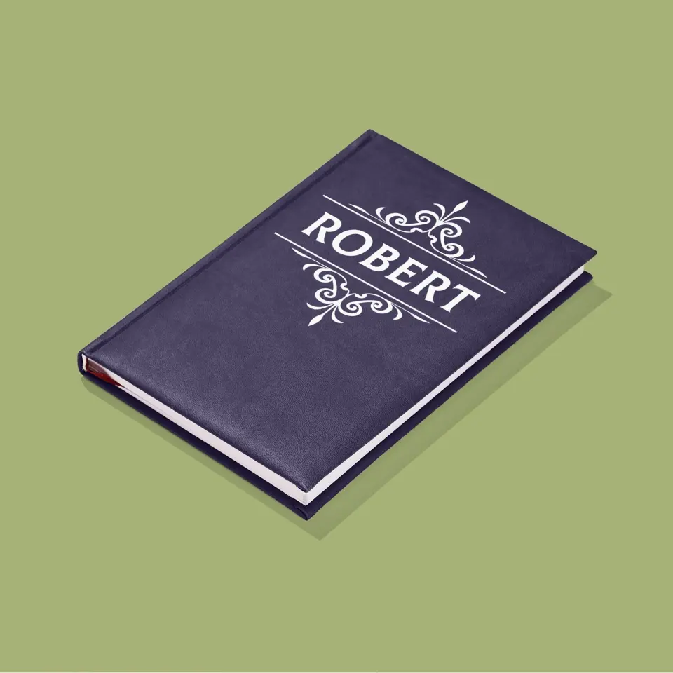 Monogram: Imię Elegant - Notes Książkowy z Nadrukiem - Image 4