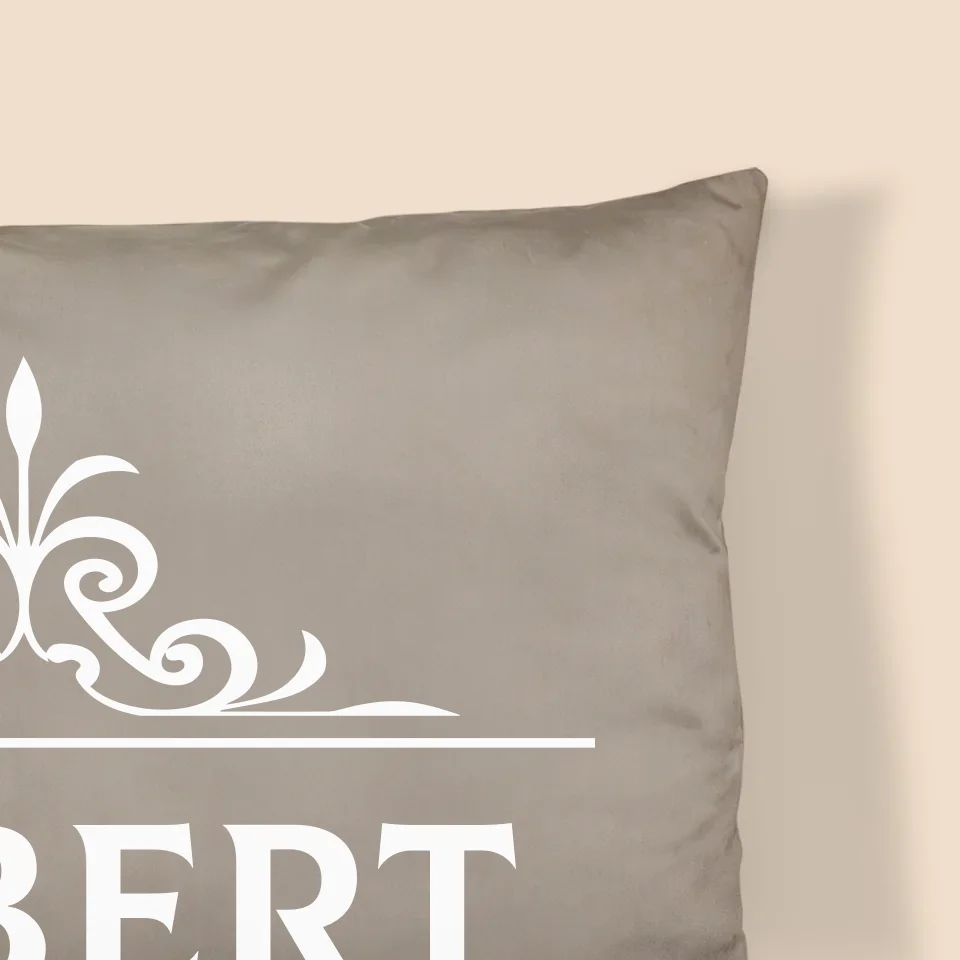 Monogram: Imię Elegant - Poduszka z Nadrukiem - Image 2