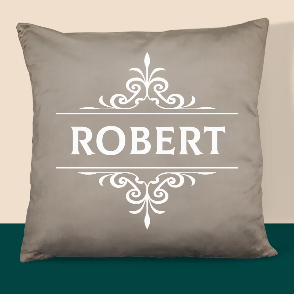 Monogram: Imię Elegant - Poduszka z Nadrukiem - Image 3