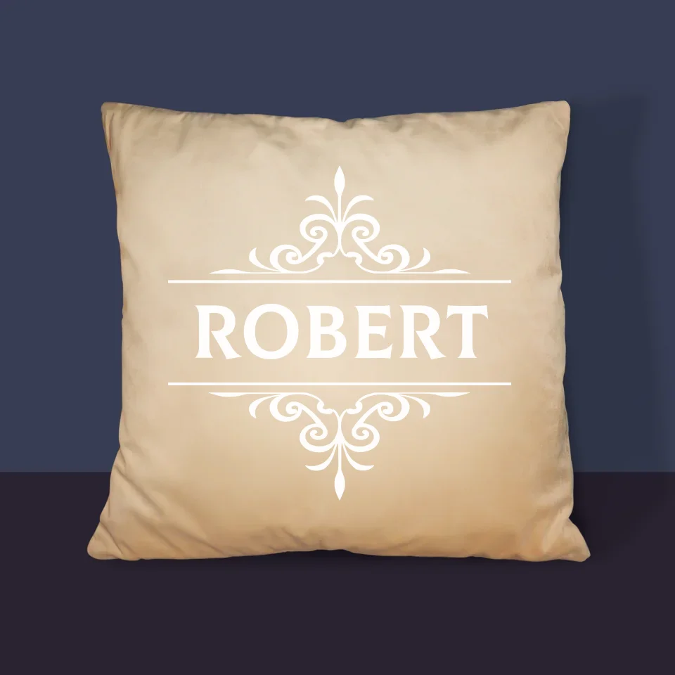 Monogram: Imię Elegant - Poduszka z Nadrukiem - Image 4