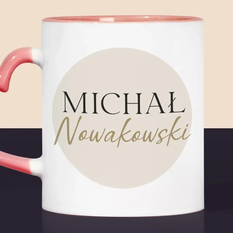 Monogram: Imię i Nazwisko - Kubek z Nadrukiem - Image 7