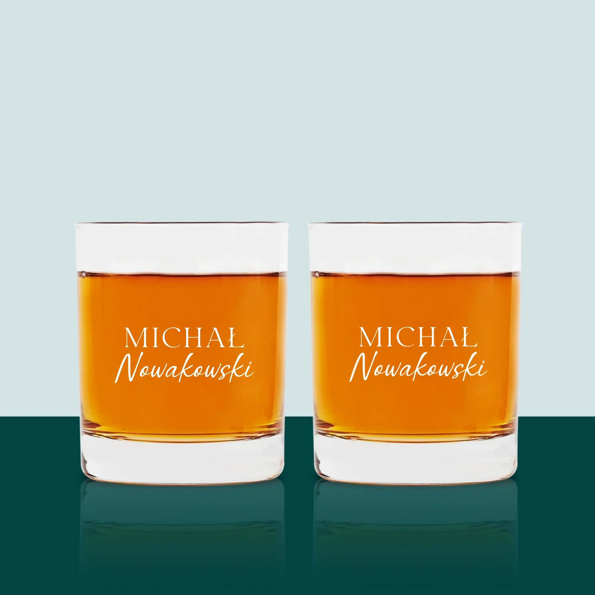 Monogram: Imię i Nazwisko - Szklanka Do Whisky - Image 3