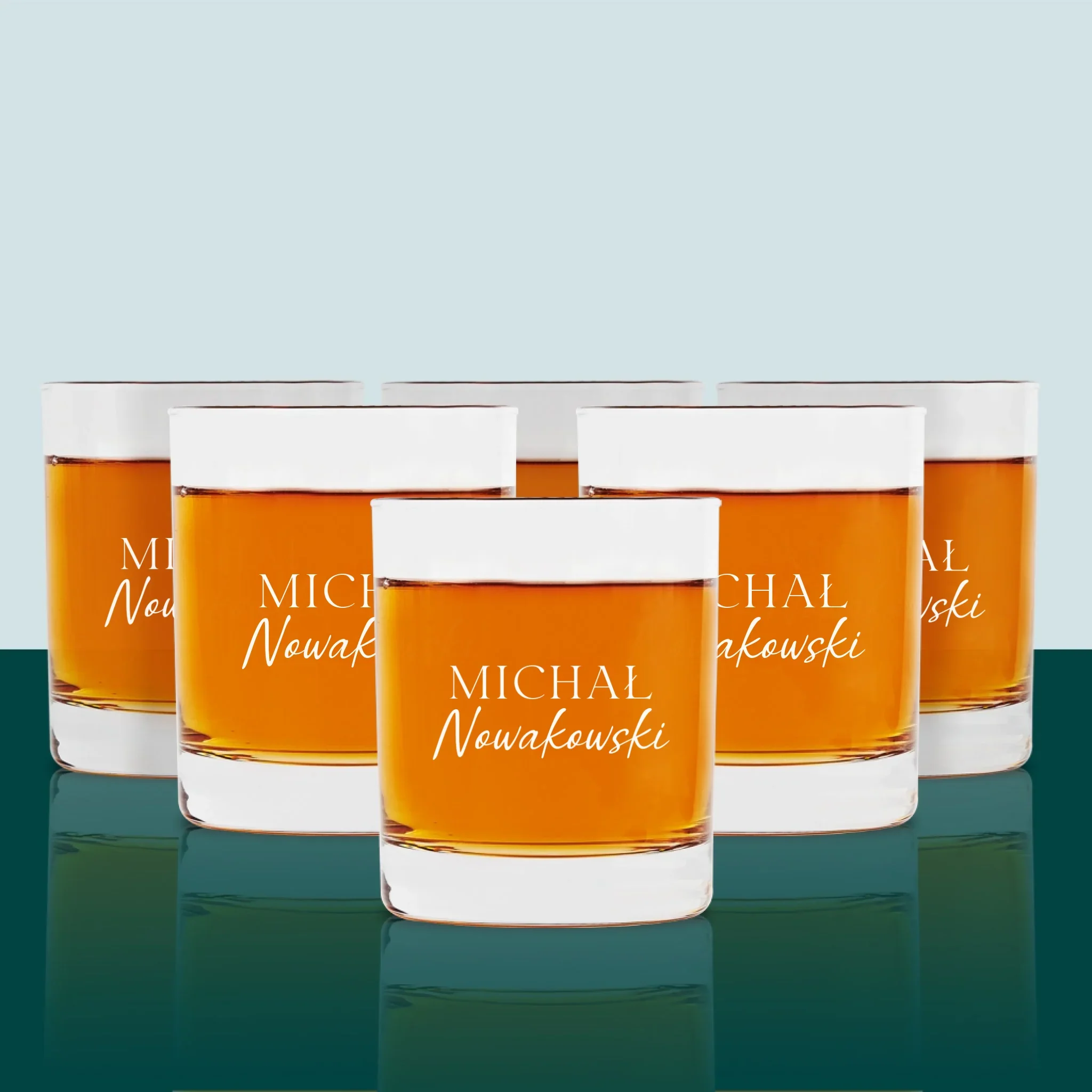 Monogram: Imię i Nazwisko - Szklanka Do Whisky - Image 5