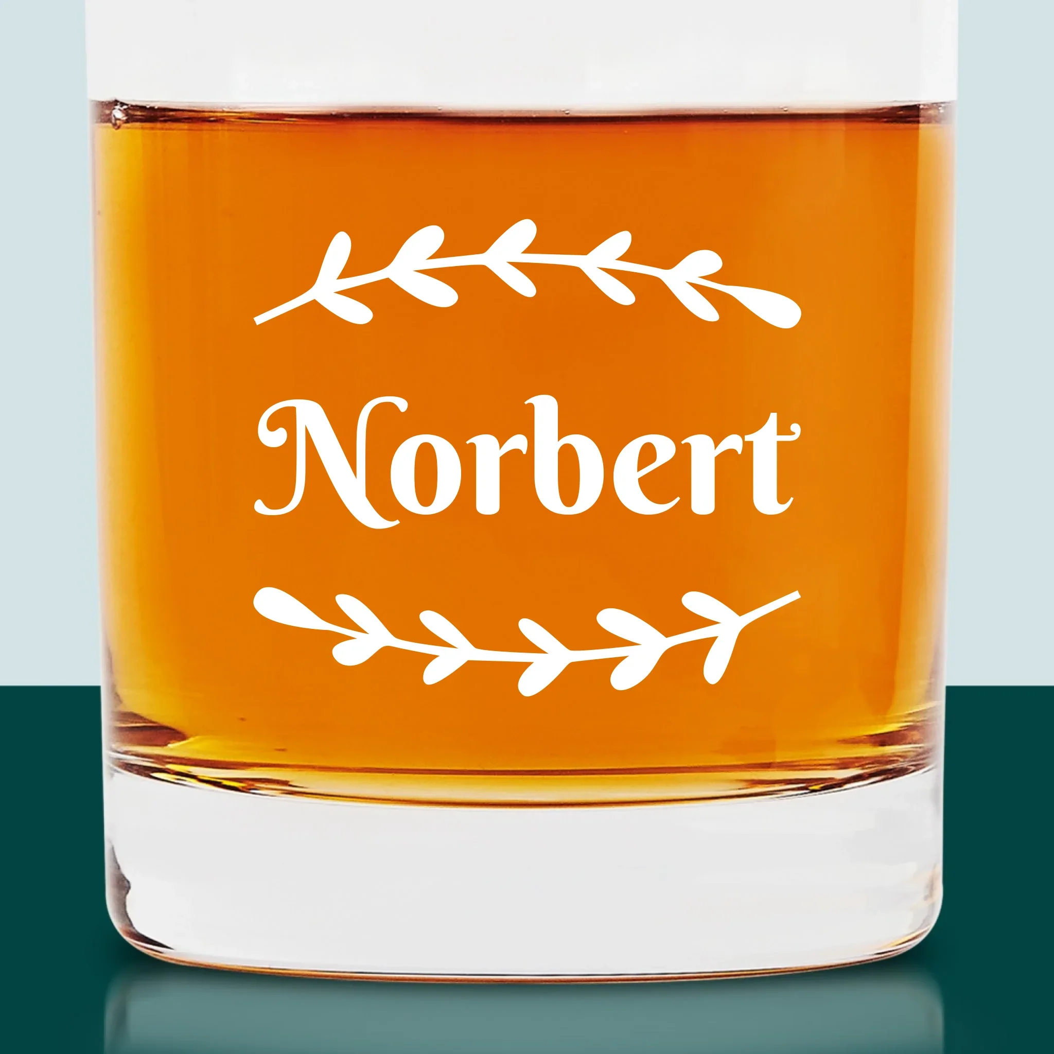 Monogram: Imię Listki - Szklanka Do Whisky - Image 2