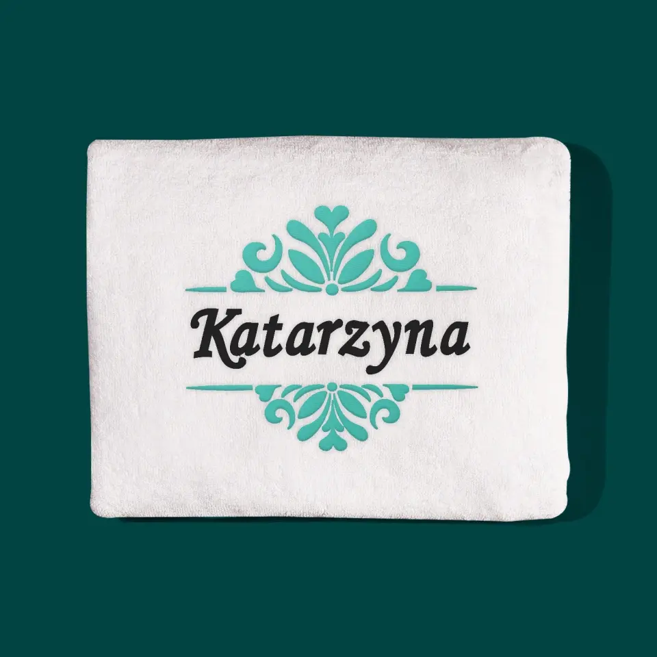 Monogram: Imię Ornamenty - Ręcznik - Image 2