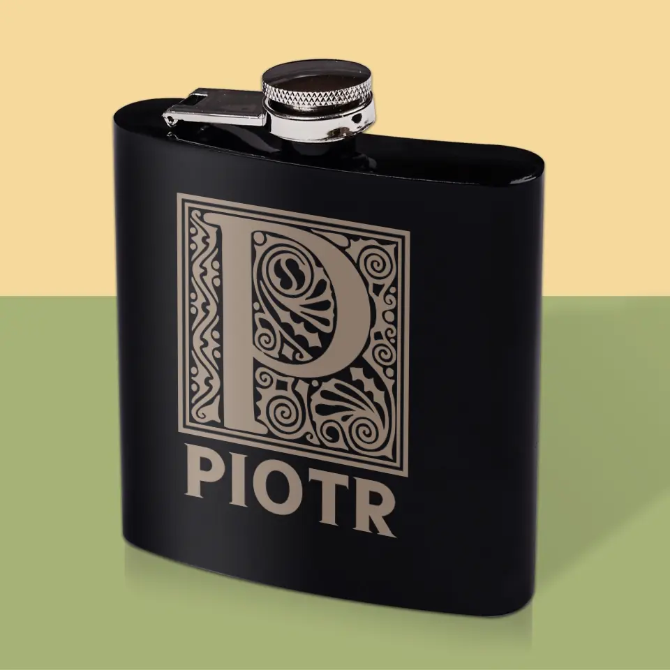 Monogram: Monogram Imię - Personalizowana Piersiówka - Image 3