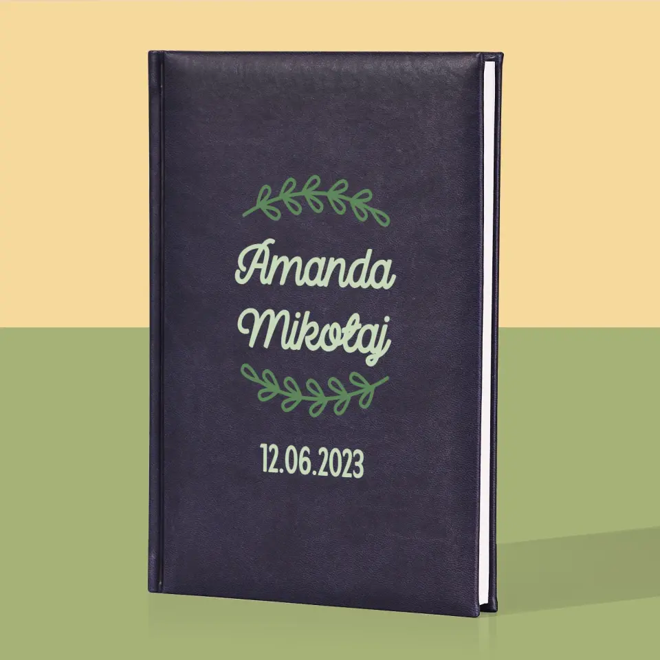 Monogram: Imiona Listki - Notes Książkowy z Nadrukiem