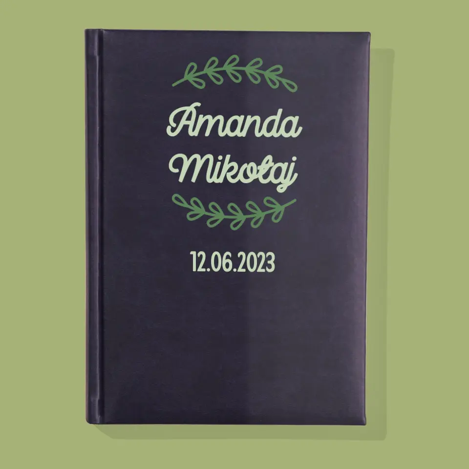 Monogram: Imiona Listki - Notes Książkowy z Nadrukiem - Image 2