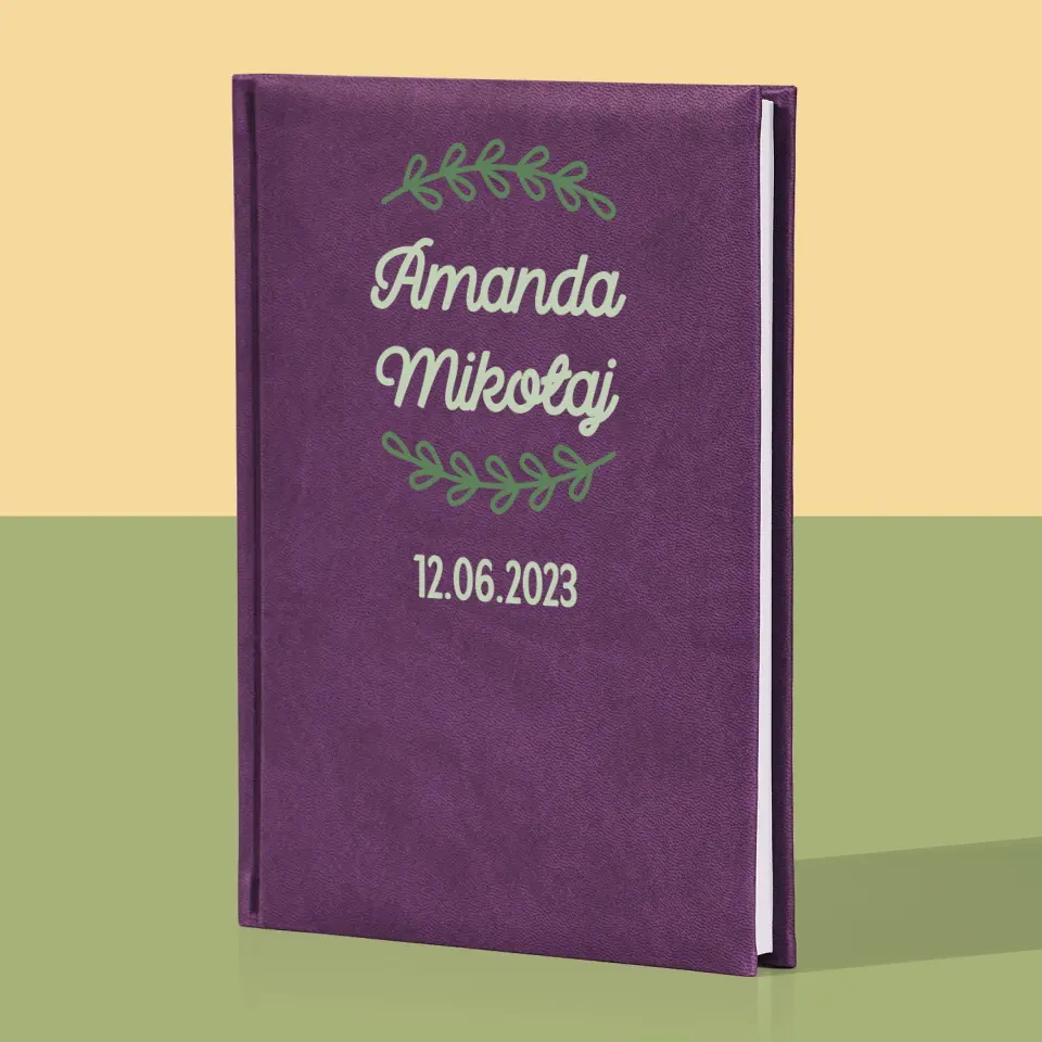 Monogram: Imiona Listki - Notes Książkowy z Nadrukiem - Image 5