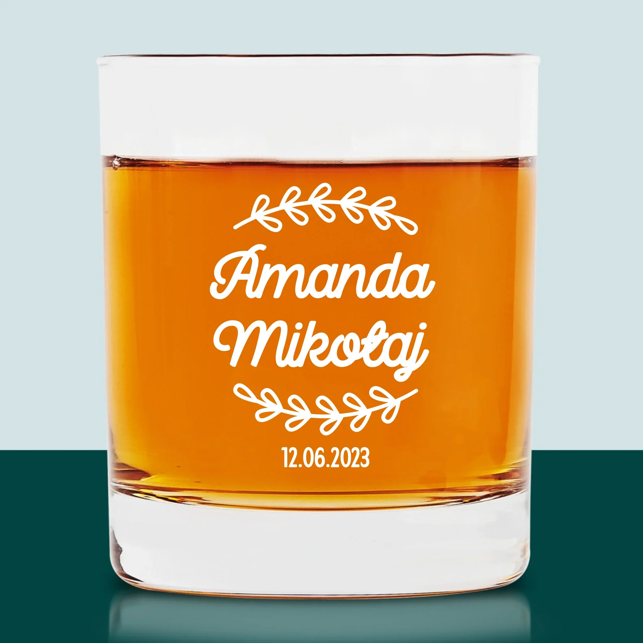 Monogram: Imiona Listki - Szklanka Do Whisky