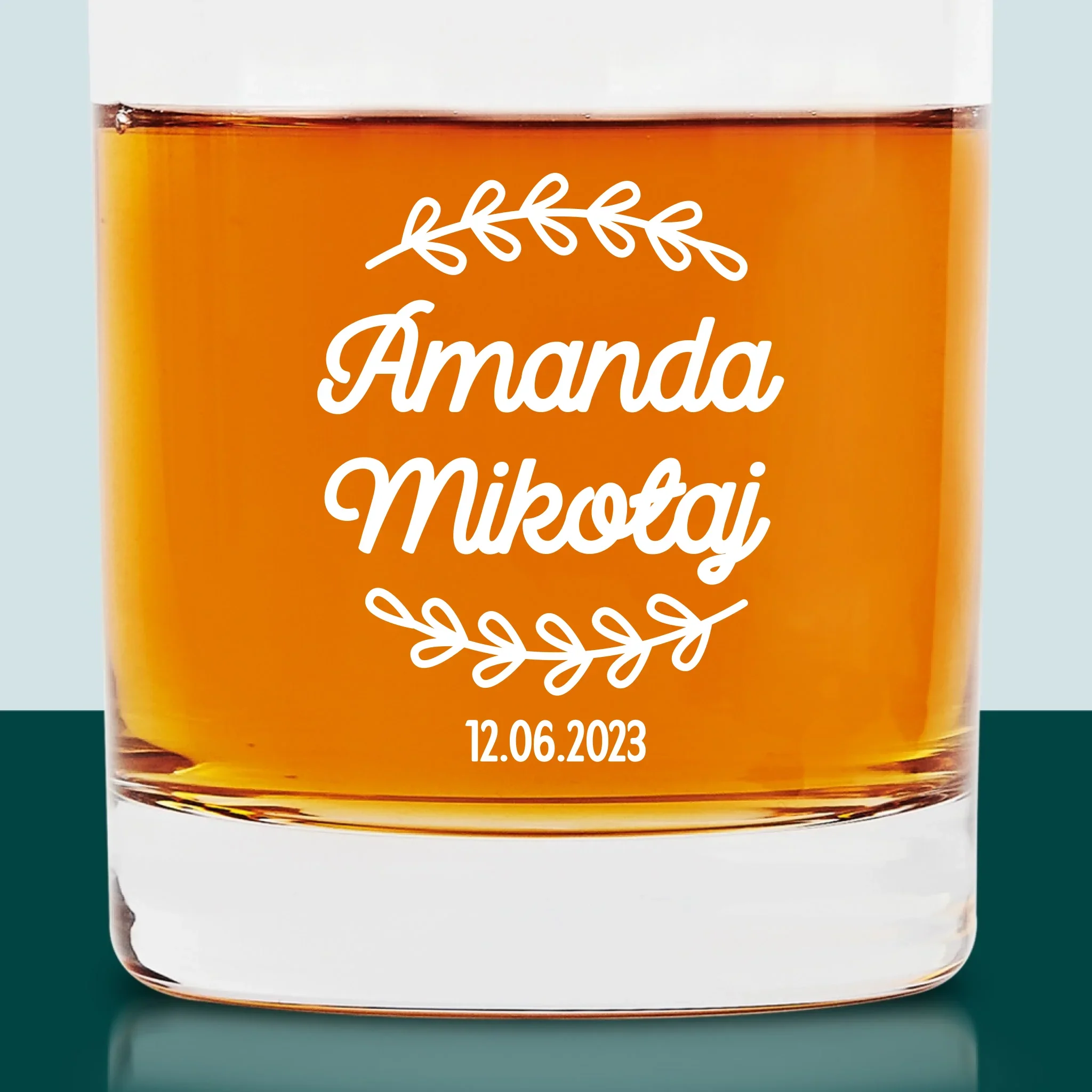 Monogram: Imiona Listki - Szklanka Do Whisky - Image 2