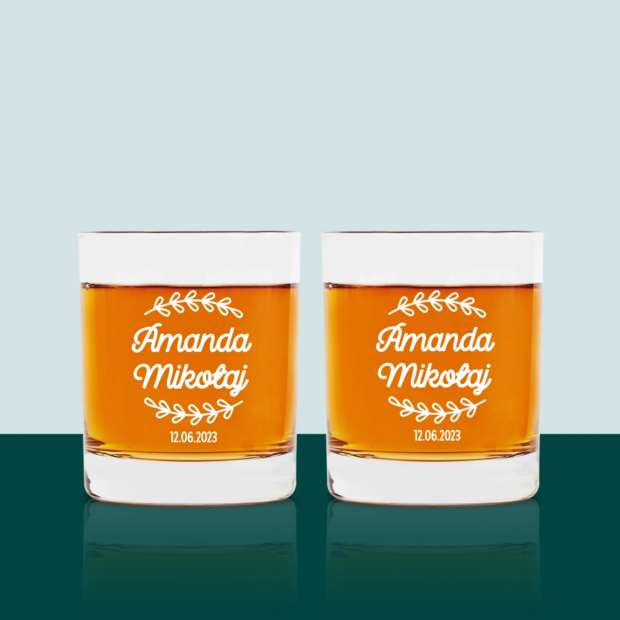 Monogram: Imiona Listki - Szklanka Do Whisky - Image 3