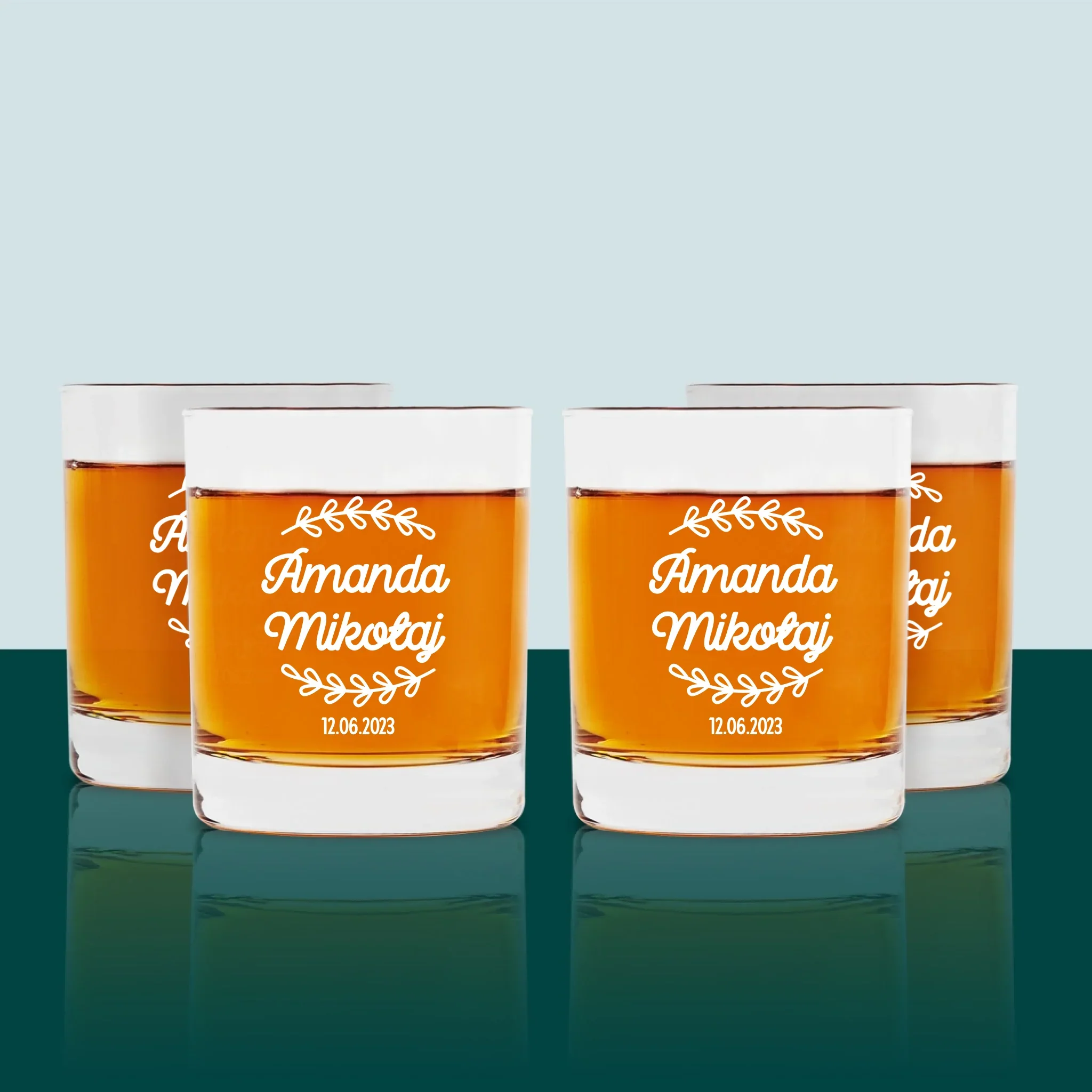 Monogram: Imiona Listki - Szklanka Do Whisky - Image 4