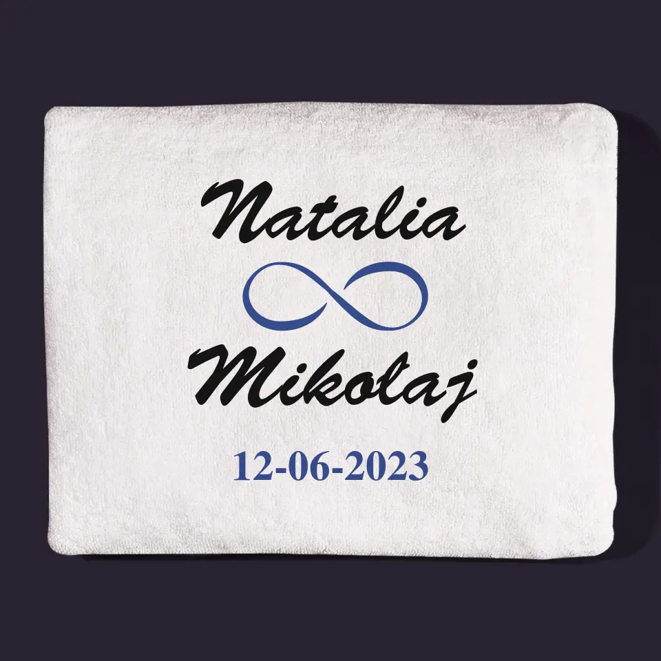 Monogram: Imiona Nieskończoność - Ręcznik - Image 4