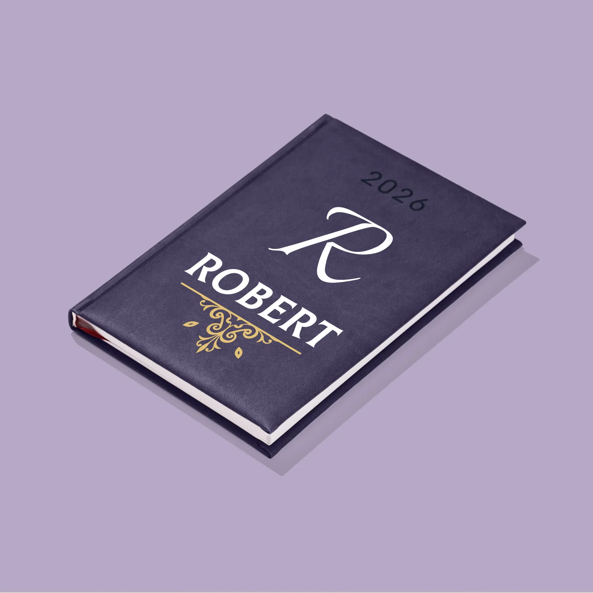 Monogram: Inicjał Elegant - Kalendarz Książkowy - Image 4
