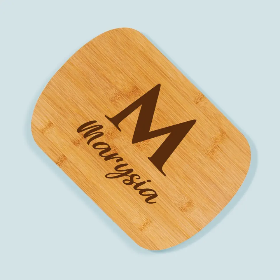 Monogram: Inicjał Imię - Deska Kuchenna z Grawerem - Image 3