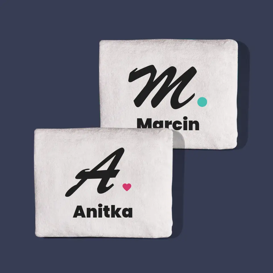 Monogram: Inicjały z Imieniem - Zestaw Ręczników z Haftem - Image 5